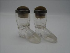 Vintage glass boots for sale  BLACKPOOL