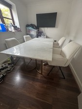 Marble dining table for sale  MILTON KEYNES