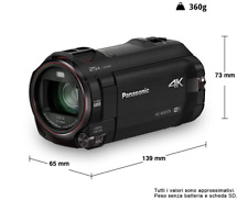 Videocamera panasonic wx970 usato  Milano