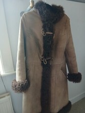 Vintage sheepskin coat for sale  LONDON