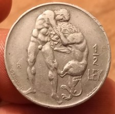 Moneta lek 1926 usato  Olbia