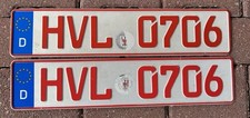 Kennzeichen nummernschild ldti gebraucht kaufen  Schmölln
