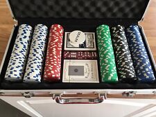 Poker chip set for sale  BASILDON