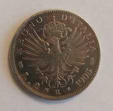 N.2 monete argento usato  Tuscania