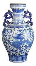 Jarrón de porcelana de dragón azul y blanco clásico Festcool, Jingdezhen, China segunda mano  Embacar hacia Mexico