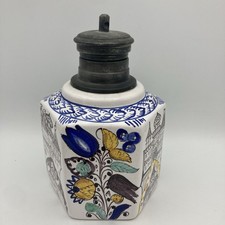 Faience hexagonal pewter for sale  LONDON