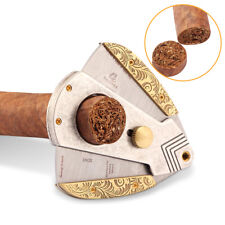 Faca cortador de charuto Galiner high-end antiga cobre prata inox escultura afiada, usado comprar usado  Enviando para Brazil