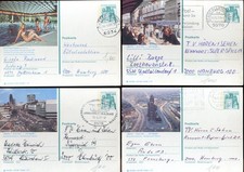 Germania cartoline postali usato  Italia