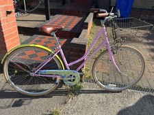 vintage ladies bicycle pink for sale vintage ladies bicycle pink for sale IPSWICH