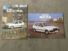 Nissan micra brochures for sale  WEYMOUTH