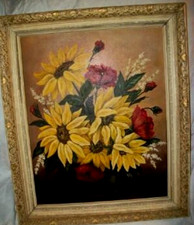 Vintage poppies sunflowers for sale  Greeley