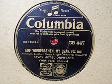 SAVOY HOTEL ORPHEANS - Auf Wiedersehen, My Dear / Rain On The 78 rpm disc (A+) comprar usado  Enviando para Brazil