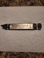 Abridor de garrafa de cerveja vintage 1940 Rams Head Ale Valley Forge Beer PA comprar usado  Enviando para Brazil