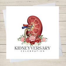 Kidneyversary card celebrate for sale  EPPING