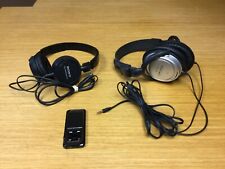 Conjuntos de fones de ouvido Audio-Technica ATH-T22 e Sony MDR-ZX100 com MP4 player digital comprar usado  Enviando para Brazil