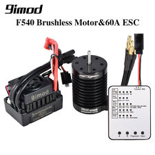 Motor sem escovas 9imod F540-V2 4370KV 3.175mm 60A ESC para caminhão carro à deriva controle remoto 1/10 comprar usado  Enviando para Brazil