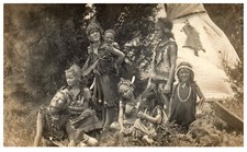 Rppc children dressed for sale  Silverwood