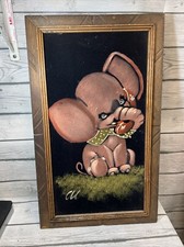 Vtg black velvet for sale  Lebanon