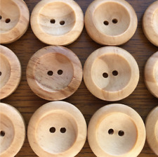 Wooden buttons natural for sale  BILSTON