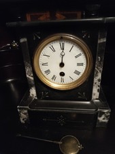 Antique slate clock for sale  KING'S LYNN