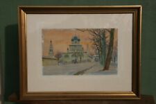 Tableau aquarelle monument d'occasion  France