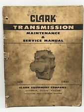 Manual de manutenção e serviço de transmissão Clark 5420 comprar usado  Enviando para Brazil