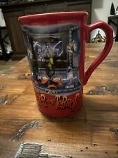 Caneca vermelha Disney The Twilight Zone Tower of Terror 3D alta CBS Mickey Pateta Donald comprar usado  Enviando para Brazil