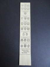Leather bookmark english for sale  NORWICH