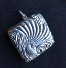 Victorian silver vesta for sale  RIPLEY