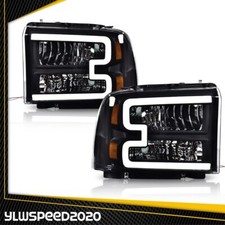Faróis de LED adequados para Ford F250 F350 F450 F550 Super Duty 2005-2007 comprar usado  Enviando para Brazil