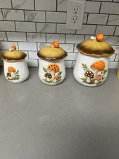 canister mushroom merry set for sale  Gainesville