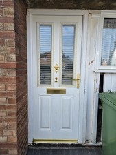 White upvc front for sale  WORCESTER