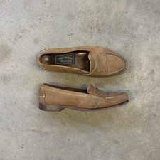 Mocassim Vintage POLO Ralph Lauren Couro de Bezerro Marrom EUA Veja Medidas comprar usado  Enviando para Brazil