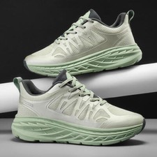 Tênis esportivo masculino malha respirável sola grossa casual tênis de corrida comprar usado  Enviando para Brazil