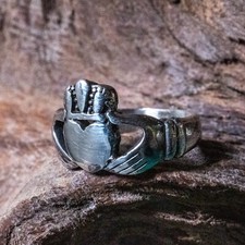Claddagh ring 925 for sale  NEWTON ABBOT