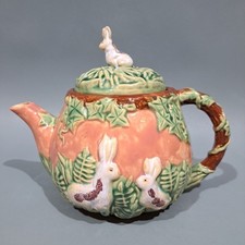 Vintage majolica tea for sale  TAUNTON