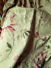 Beige floral lined for sale  CHESTERFIELD