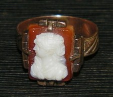 Vintage cameo ring d'occasion  Expédié en Belgium