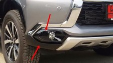 Luz de nevoeiro para-choque Dianteiro Preto Body Kit V2 Para Mitsubishi Pajero Sport 2016 comprar usado  Enviando para Brazil