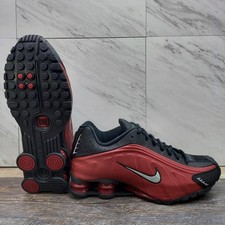 Tênis Nike Shox R4 preto equipe vermelho metálico feminino tamanho 9.5 / masculino 8 AR3565 009 comprar usado  Enviando para Brazil