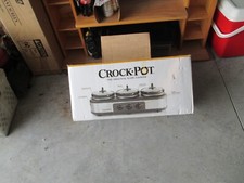 Crockpot triple buffet for sale  Floral City