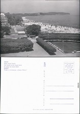 Używany, Pocztówka Sopot Sopot Plaża Grand Hotelu 1963 na sprzedaż  Wysyłka do Poland