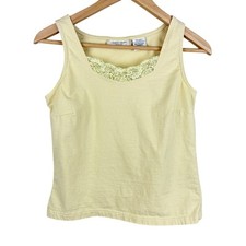 Regata feminina vintage Y2K grama limão acabamento em renda amarela tamanho PS primavera mínima comprar usado  Enviando para Brazil