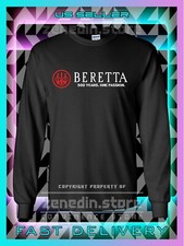 Usado, Nova Camiseta Masculina de Manga Longa BERETTA Armas de Fogo Logotipo Vermelho Camiseta Masculina Americana comprar usado  Enviando para Brazil