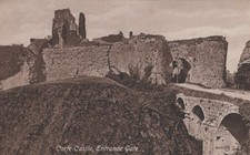 Corfe castle postcard for sale  PRESTON