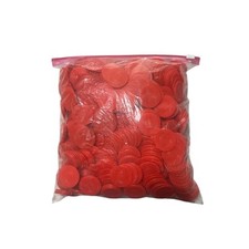 Fichas de pôquer vermelhas empilháveis galão leve com zíper bolsa cheia de mais de 3 libras  comprar usado  Enviando para Brazil