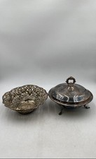 Silver plated footed for sale  Minneapolis