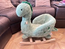 Green dinosaur plush for sale  WALSALL