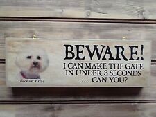 Bichon frise sign for sale  WISBECH