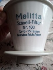 Melitta filter 103 gebraucht kaufen  Frankfurt am Main